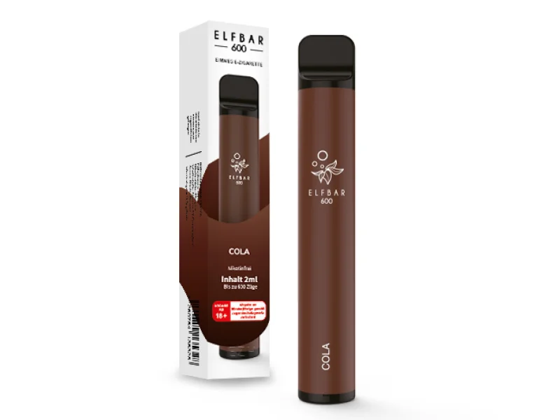 Sofort Bestellen Elf Bar 600 - "Cola" (Cola) - ohne Nikotin - 600 Züge