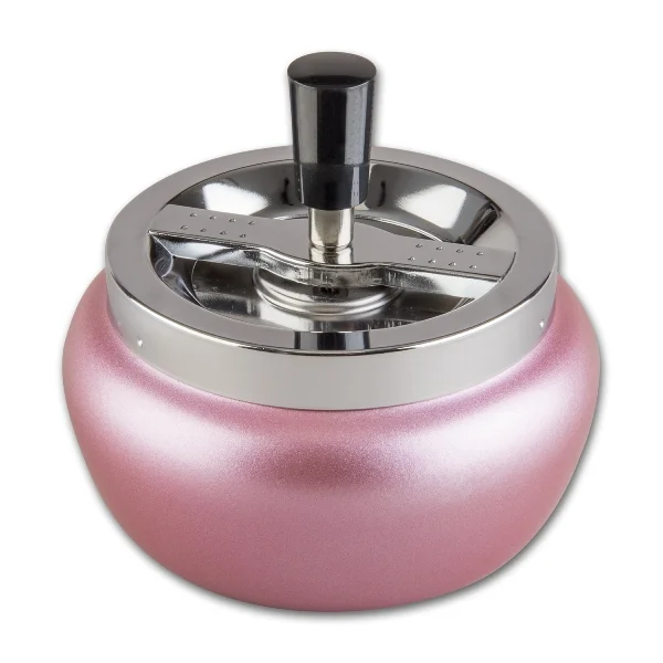 Schleuderascher Metall rose chrom Ø 13 cm Solange Der Vorrat Reicht