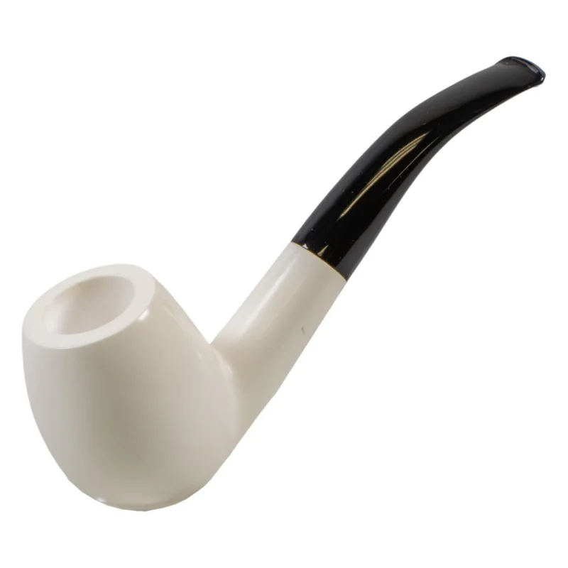 Sofort Bestellen Meerschaumpfeife Block Bent glatt Large