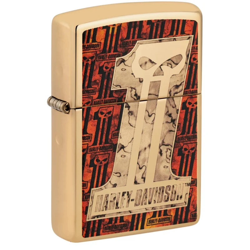 ZIPPO messing poliert Harley Davidson Design 60006411 Markenware