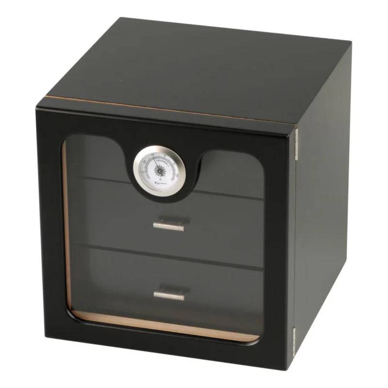 Jetzt Bestellen Humidor Schrank mit 3 Schubfächern schwarz 24,5x24x24 cm