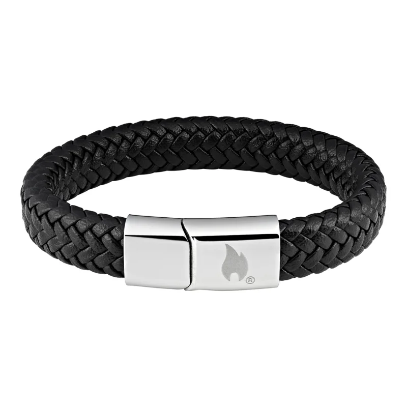Direkt Vom Hersteller Armband ZIPPO Leder Edelstahl mit Schiebeverschluss 22x1,4x0,8cm