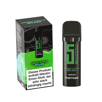 Wochenendangebot 5EL Pod2Go Green Apple Splash 16mg