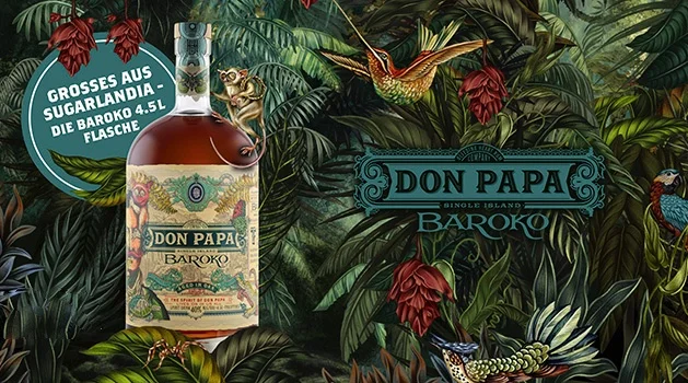 DON PAPA Baroko Rum 40% vol.,4,5l Markenware