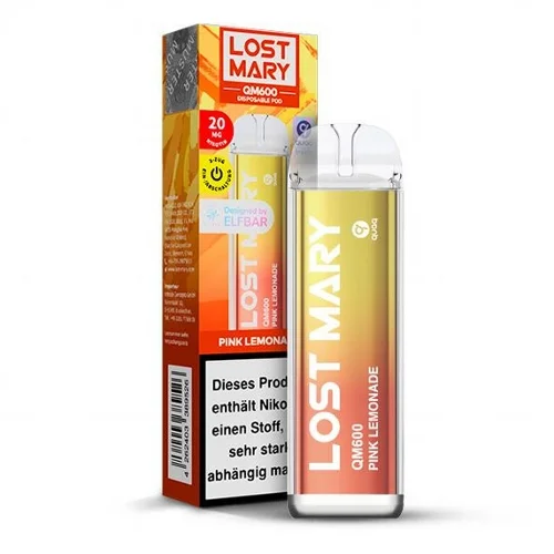 LOST MARY Einweg QM600 CP Pink Lemonade 20mg 600 Züge Kracherpreis
