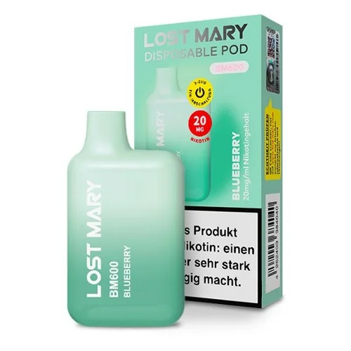 Jetzt Kaufen LOST MARY Einweg CP Blueberry 20 mg 600 Züge