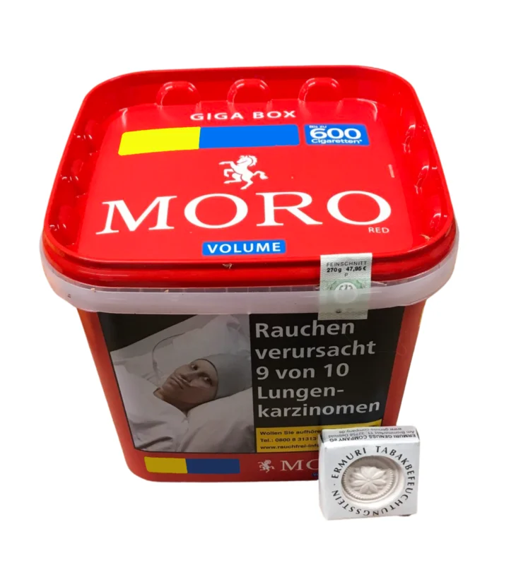 Markenware MORO Volumen Giga Box 235 Gramm +1 Tabakbefeuchterstein