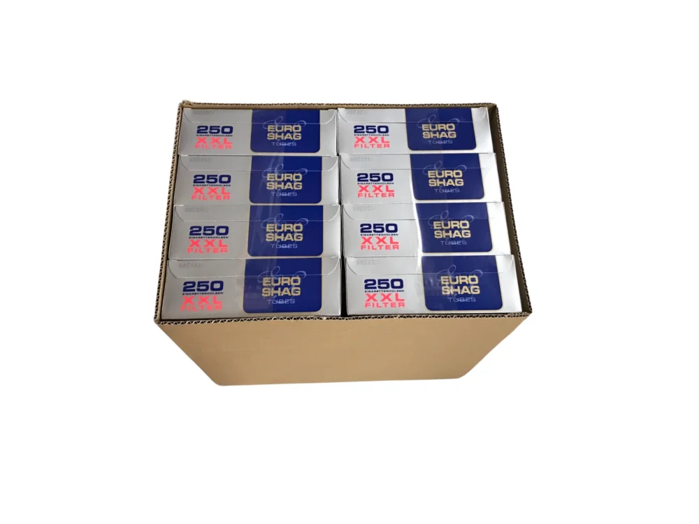 EURO SHAG Hülsen XXL Filter 10.000 Stück Kostenloser Versand