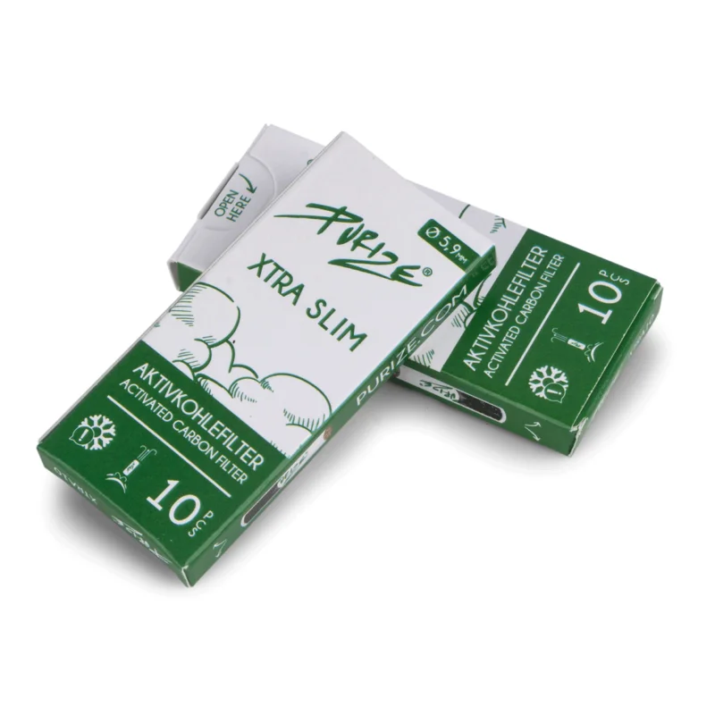 PURIZE Xtra Slim Ø 6 mm Aktivkohle 1x10 Stück Bestpreis