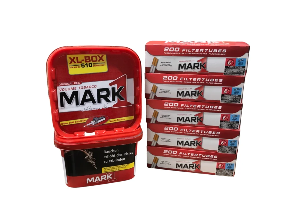 Saisonangebot 2x Mark Adams No.1 Volume Tobacco 255g + 1000 Mark1 Hülsen