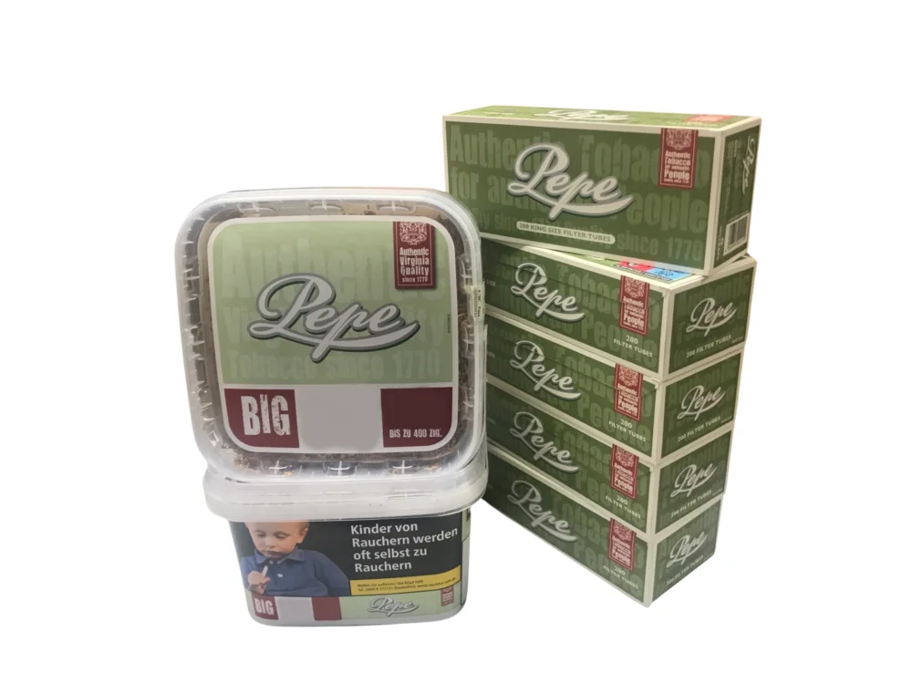 Wochenendangebot 2x PEPE Bright Green Volumen 170g Eimer + 1000 Pepe Hülsen