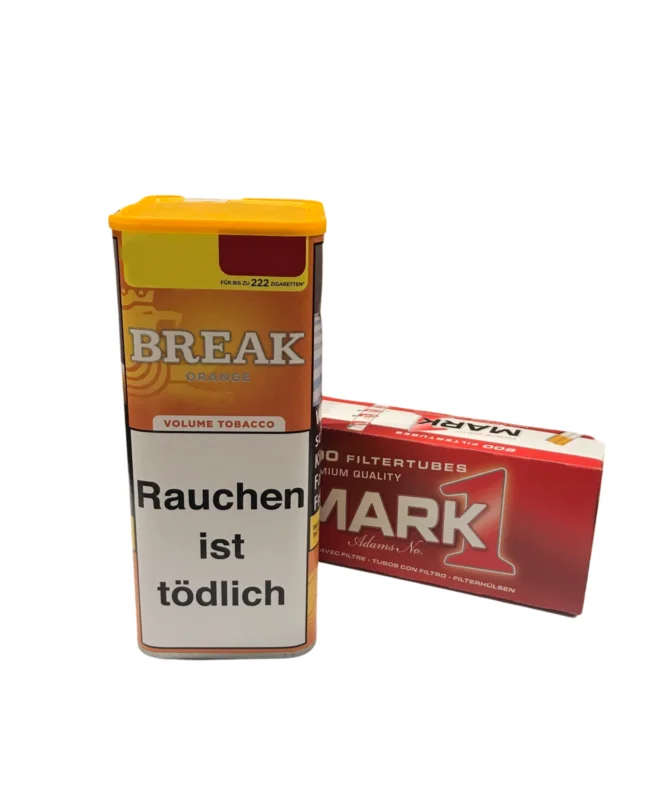 Markenware BREAK Orange 85g Dose + 200 Mark1 Hülsen