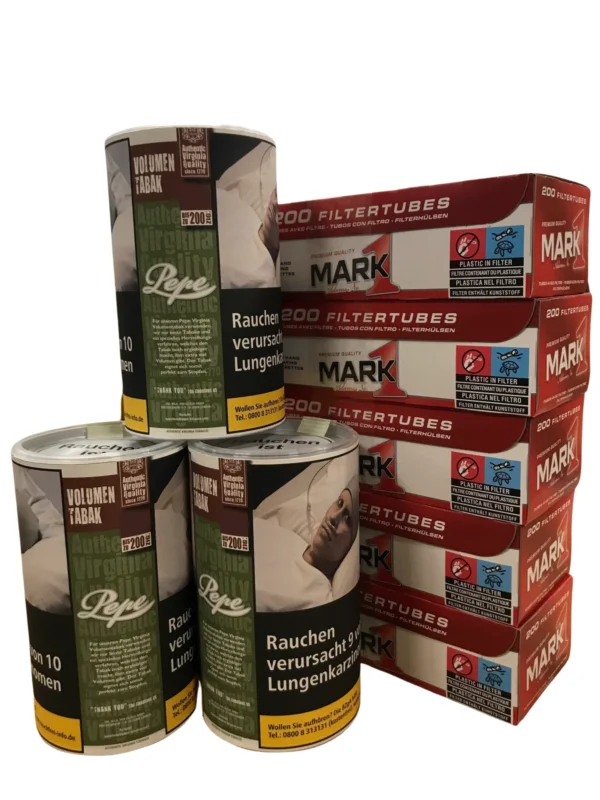 3x PEPE Rich Green Volumen 80g + 1000 Mark1 Hülsen Direktkauf