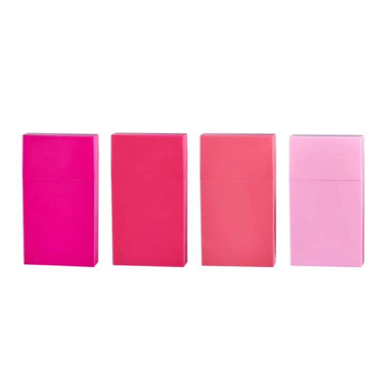 Zigarettenbox Kunststoff (12) CHAMP Variations of Pink 4 Farben sort Sonderangebot