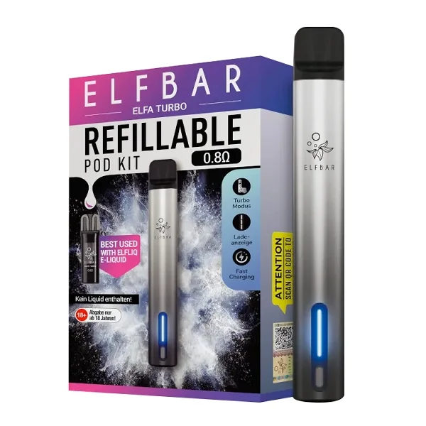 Wochenendangebot ELFBAR Elfa Turbo aurora-schwarz