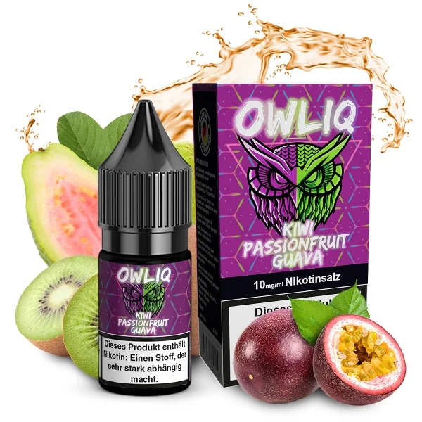Direkt Vom Hersteller Nikotinsalz OWLIQ Kiwi Passionfruit Guava 20mg