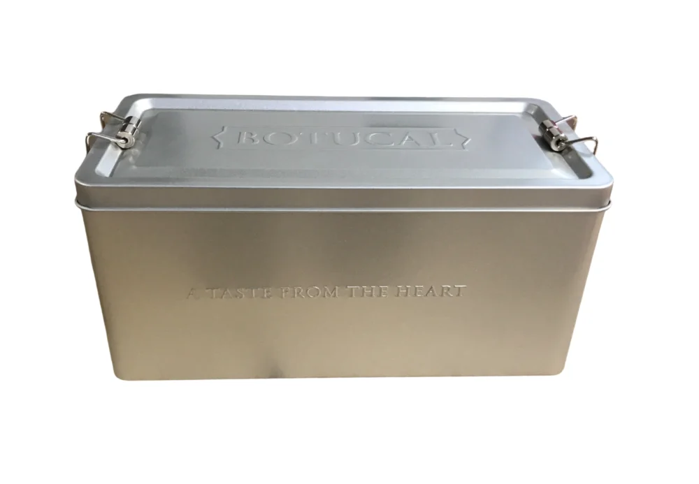 Kostenfreie Lieferung Botucal Metalldose | Exklusive Aufbewahrungsbox im Rum-Design | Hochwertige Vorratsdose für Bar & Küche