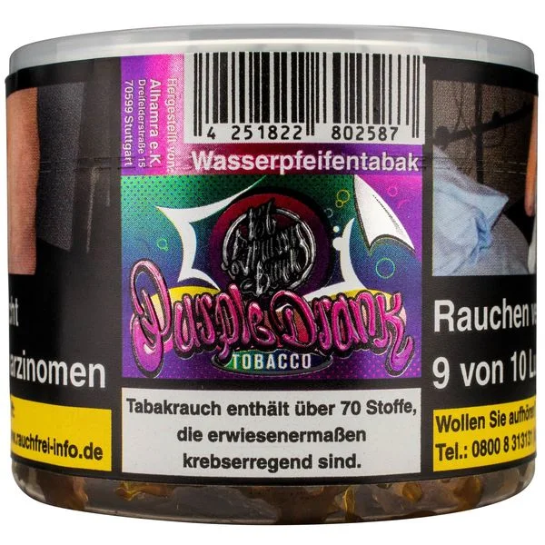 Neu Im Sortiment 187 Tobacco Purple Drank Bonbon, Kräutermix, Zitronenlimon