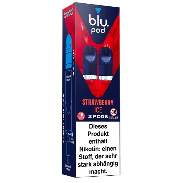 Sonderangebot BLU POD Strawberry Ice 18mg 2 Pods