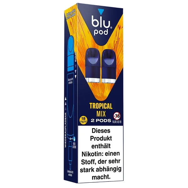 BLU POD Tropical Mix 18mg 2 Pods Highlight