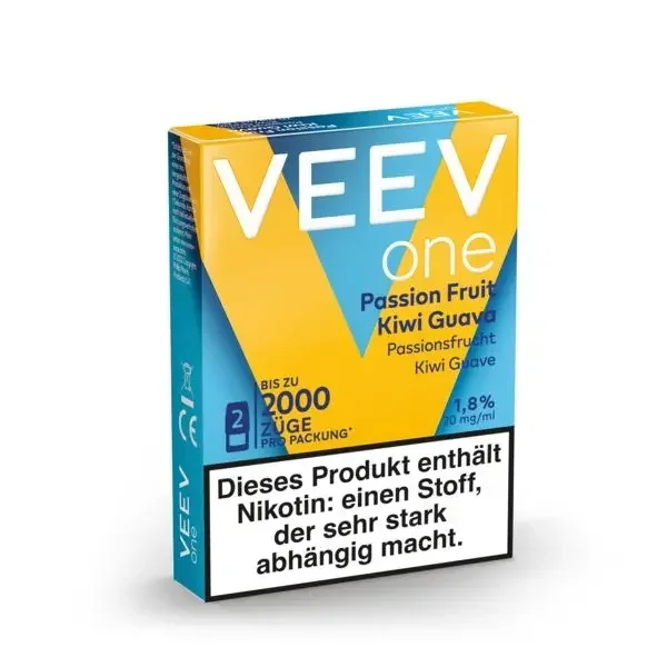 Wochenendangebot E-Liquidpod VEEV ONE Passion Fruit Kiwi Guava 20mg 2 Pods