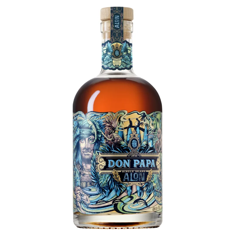 Geprüft Rum DON PAPA Alon 40 % Vol.