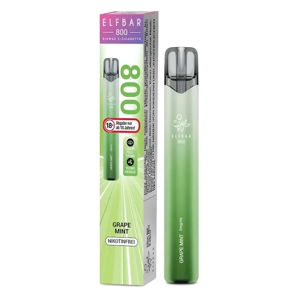 ELFBAR 800 Einweg Grape Mint 0mg Schnäppchen