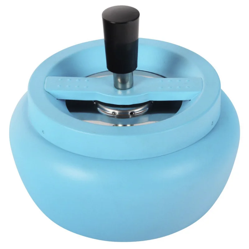 Schleuderascher Metall neon blau matt Ø 13 cm Rabatt
