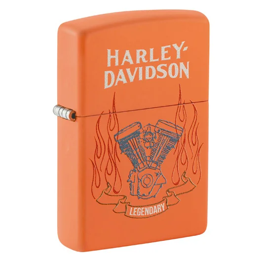Wochenendangebot ZIPPO Orange matte Harley Davidson 60007747