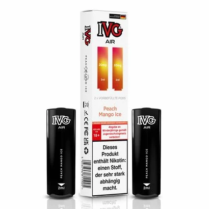 Jetzt Bestellen IVG Air Peach Mango Ice 20mg 2 Pods