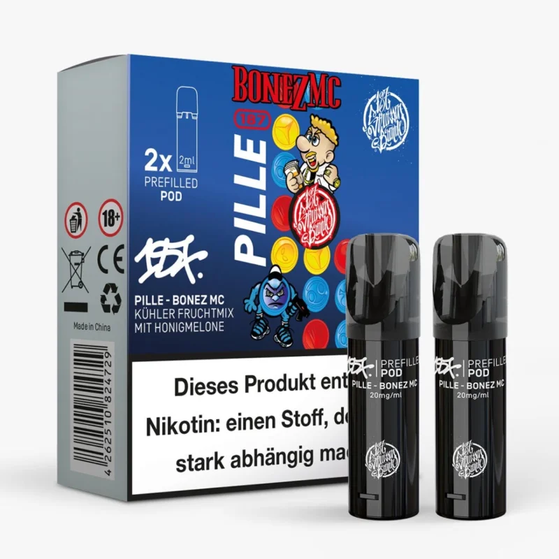 Kostenloser Rückversand E-Liquidpod 187 Pille 20 mg 2 Pods