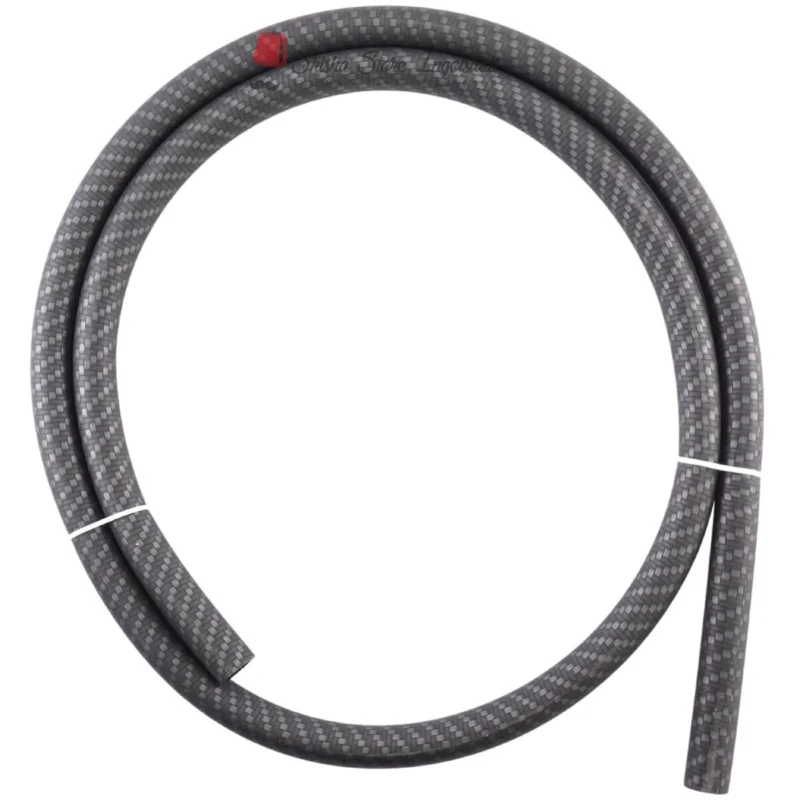 Super-Preis Shisha Silikonschlauch Carbon Schwarz