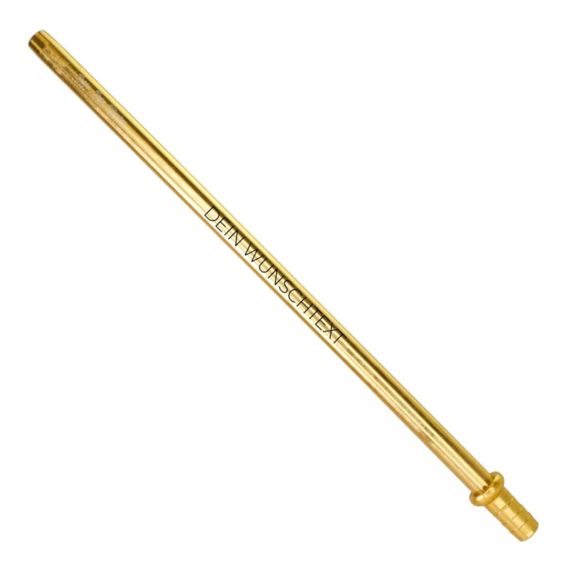 Neu Im Sortiment Ssm Slim Line Alu Mundstück Gold