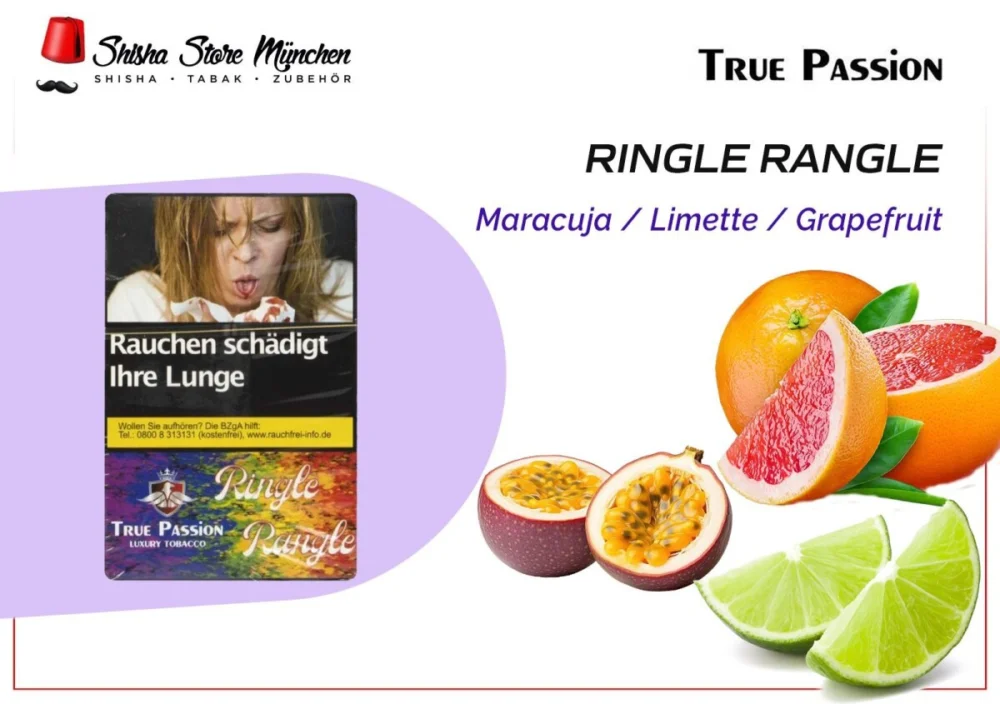 True Passion Shisha Tabak 20g - Ringle Rangle Saisonangebot