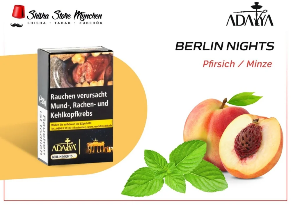 Direkt Vom Hersteller Adalya Shisha Tabak 25g - Berlin Nights