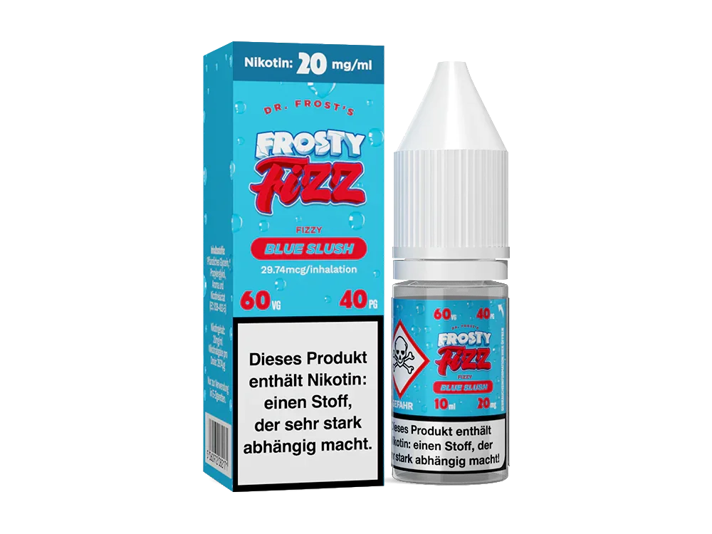 Dr. Frost - Frosty Fizz - Blue Slush - Nikotinsalz Liquid 20 mg/ml Kostenloser Rückversand