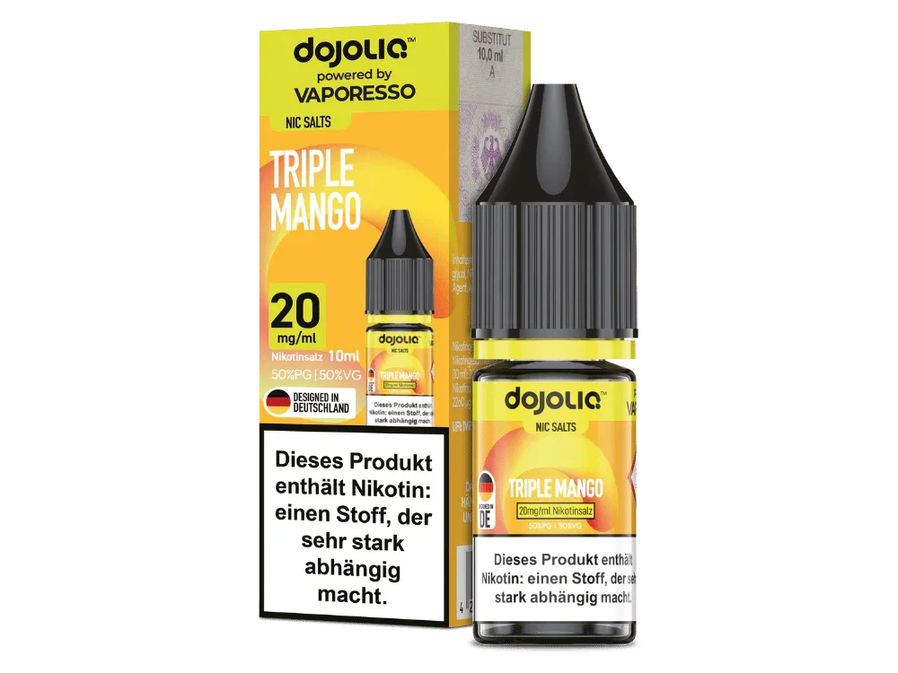 Vaporesso - Dojoliq - Triple Mango - Nikotinsalz Liquid 20 mg/ml Kostenfreie Lieferung
