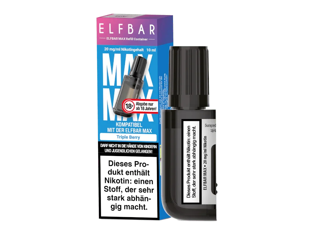 Elfbar - Max Refill Container - Triple Berry 20 mg/ml Mega-Angebot