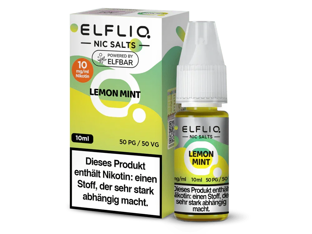 Markenware ELFLIQ - Lemon Mint - Nikotinsalz Liquid 10 mg/ml
