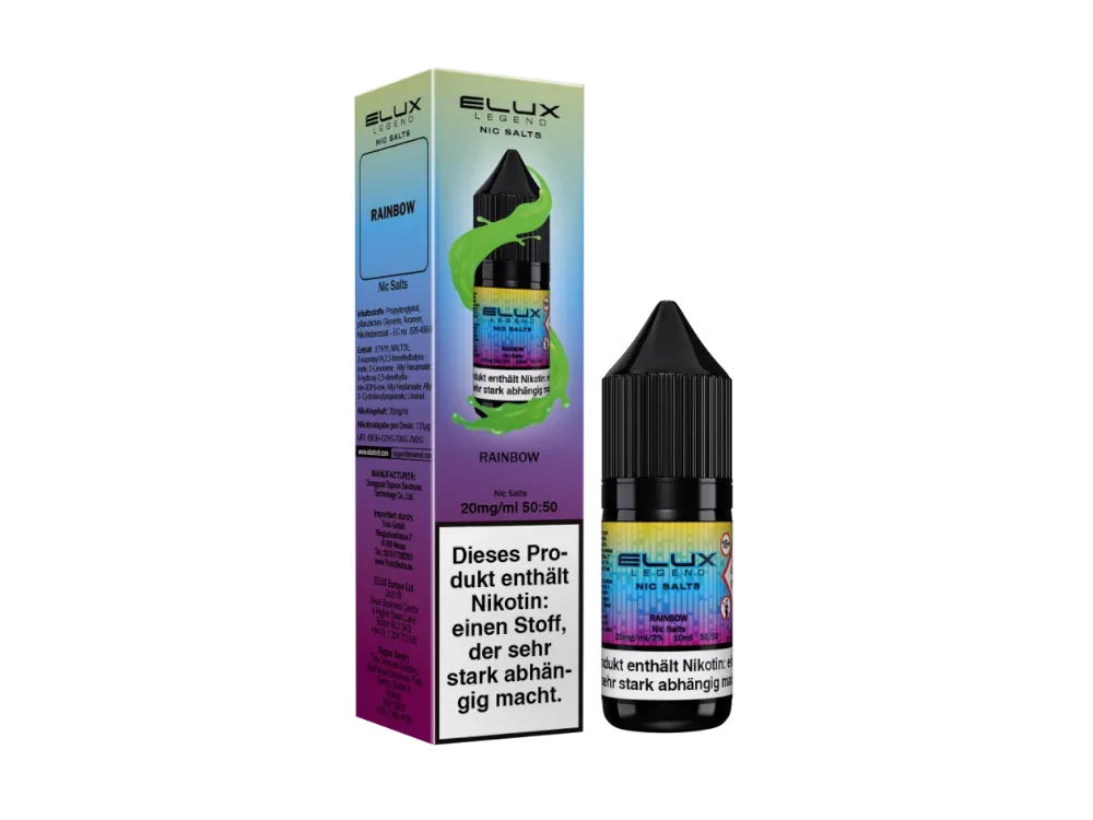 Elux - Rainbow - Nikotinsalz Liquid 20 mg/ml Rabatt
