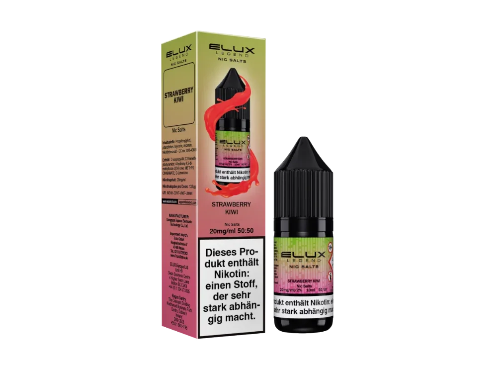 Jetzt Kaufen Elux - Strawberry Kiwi - Nikotinsalz Liquid 10 mg/ml 10er Packung