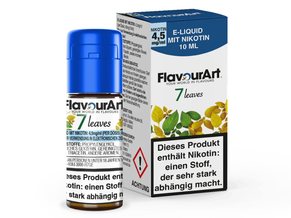 Heißes Angebot FlavourArt - 7 Leaves E-Zigaretten Liquid 4,5 mg/ml