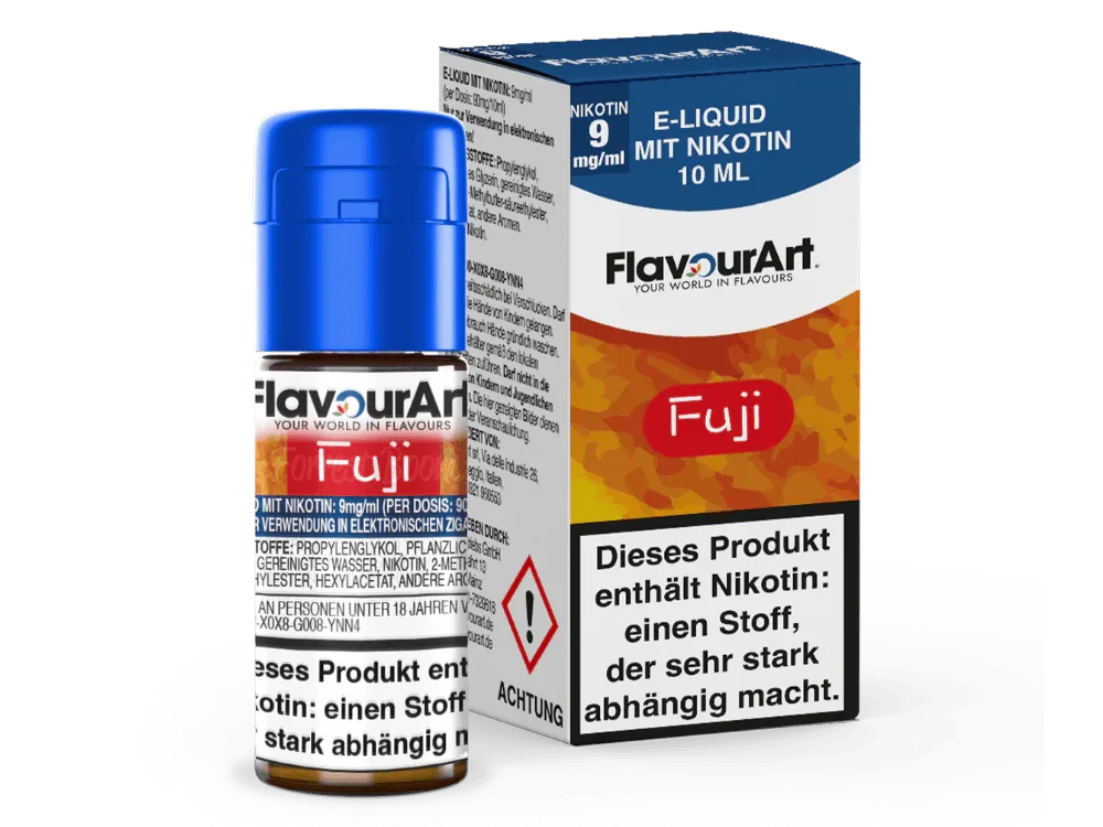 Bestseller FlavourArt - Fuji E-Zigaretten Liquid 9 mg/ml