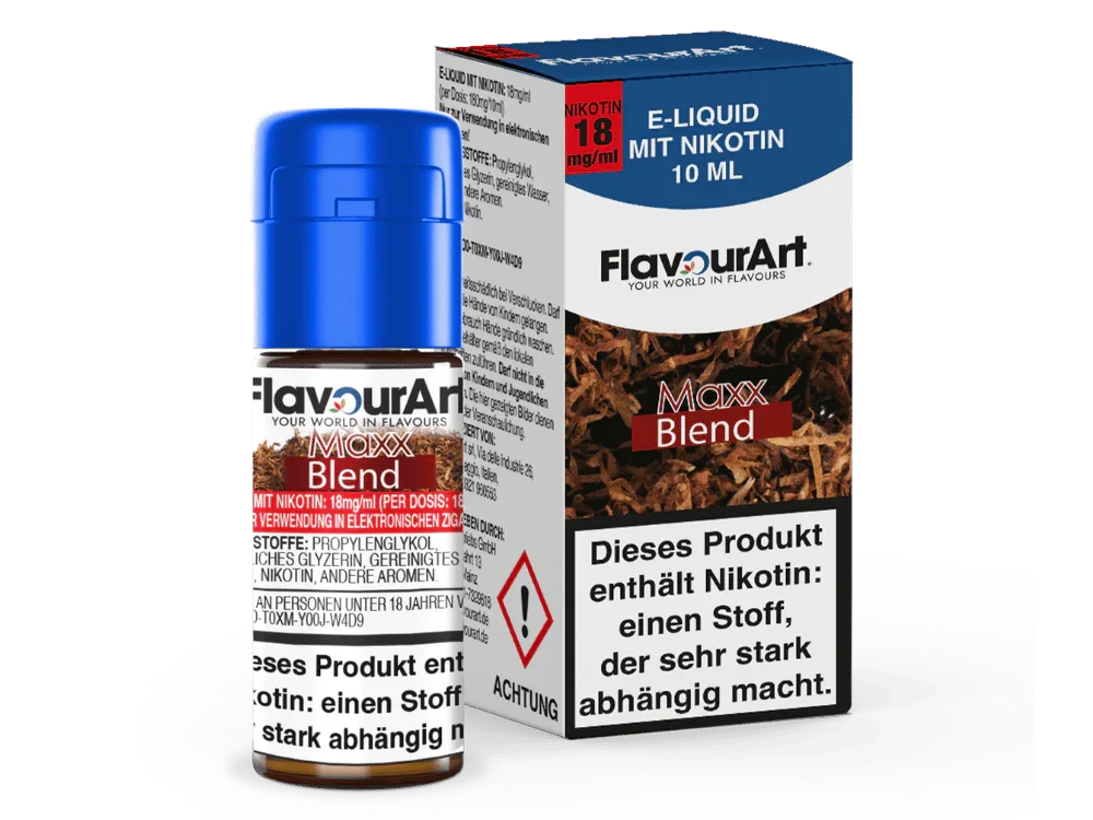 Wochenendangebot FlavourArt - Maxx-Blend E-Zigaretten Liquid 18 mg/ml
