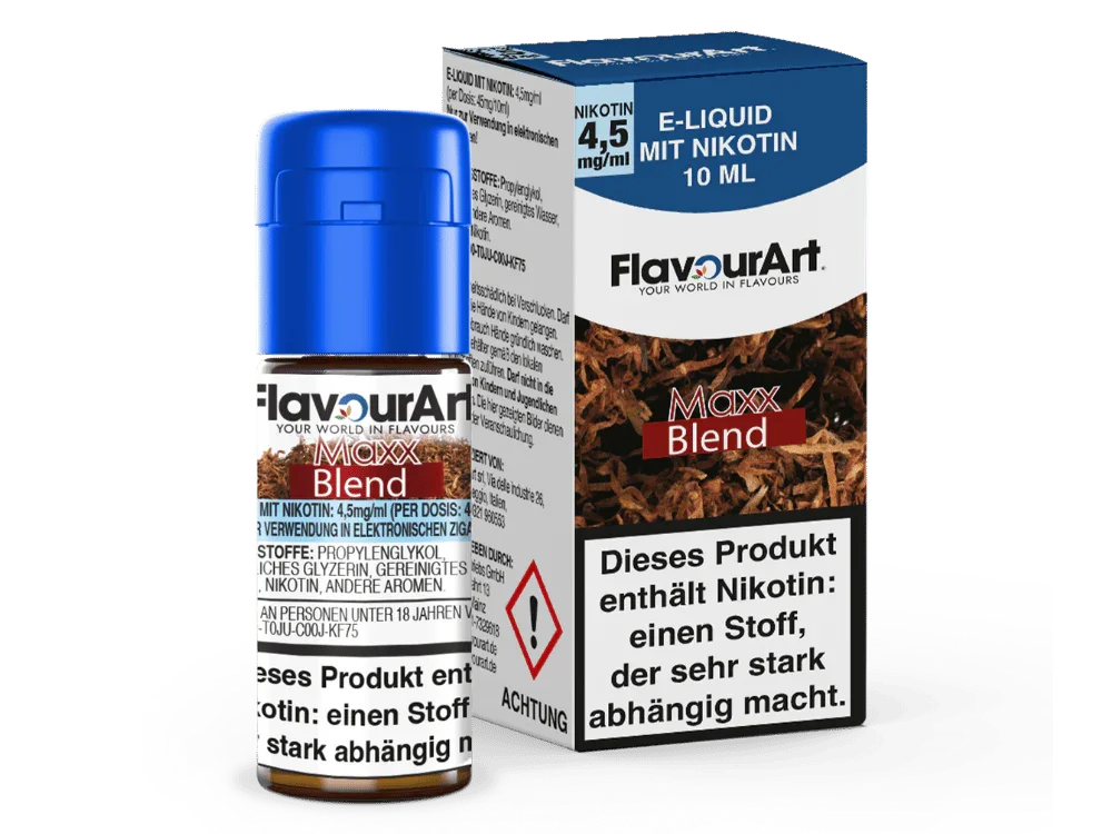 FlavourArt - Maxx-Blend E-Zigaretten Liquid 4,5 mg/ml Ausverkauf