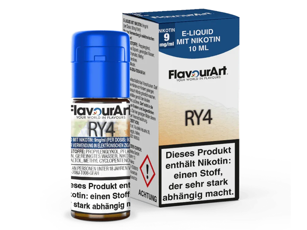 Gratis Versand FlavourArt - RY4 E-Zigaretten Liquid 9 mg/ml