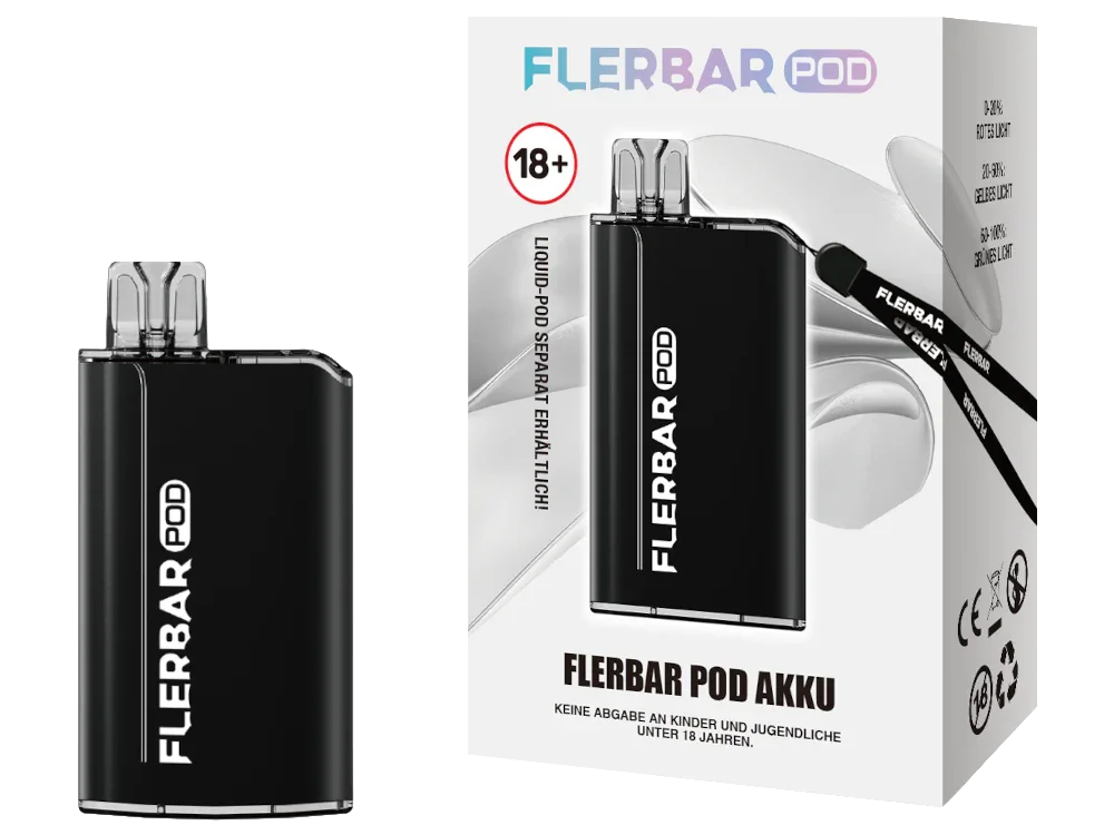 Sale Flerbar - POD Akku 500 mAh schwarz 10er Packung