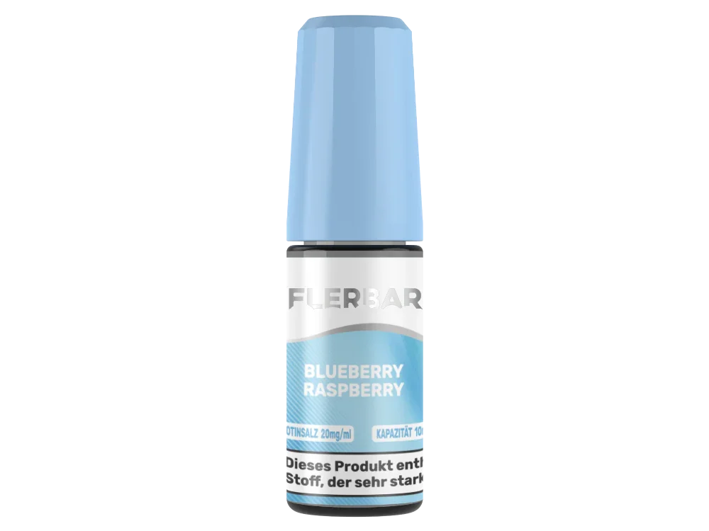 Garantierte Lieferung Flerbar Liquid - Blueberry Raspberry - Nikotinsalz Liquid 20 mg/ml 400er Packung
