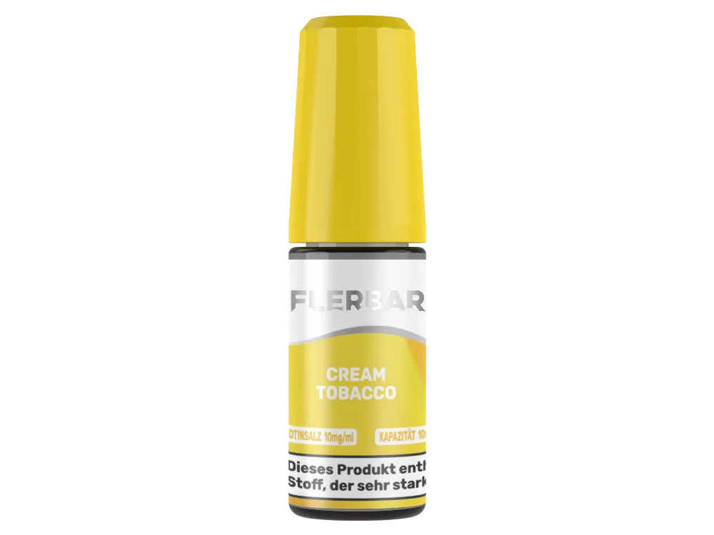 Flerbar Liquid - Cream Tobacco - Nikotinsalz Liquid 10 mg/ml 400er Packung Preisknaller