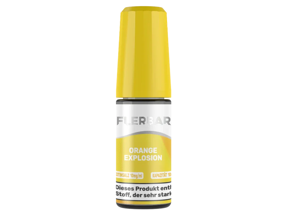 Markenprodukt Flerbar Liquid - Orange Explosion - Nikotinsalz Liquid 10 mg/ml 10er Packung